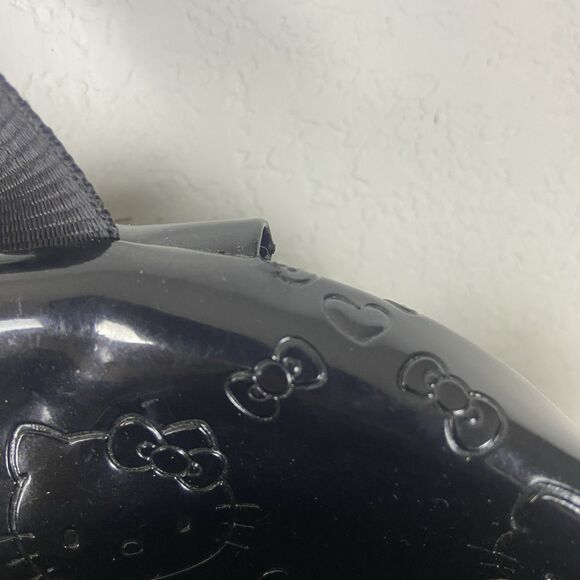 Vintage Hello Kitty Loungefly Embossed Black Faux Leather Backpack 2012 - Picture 7 of 16